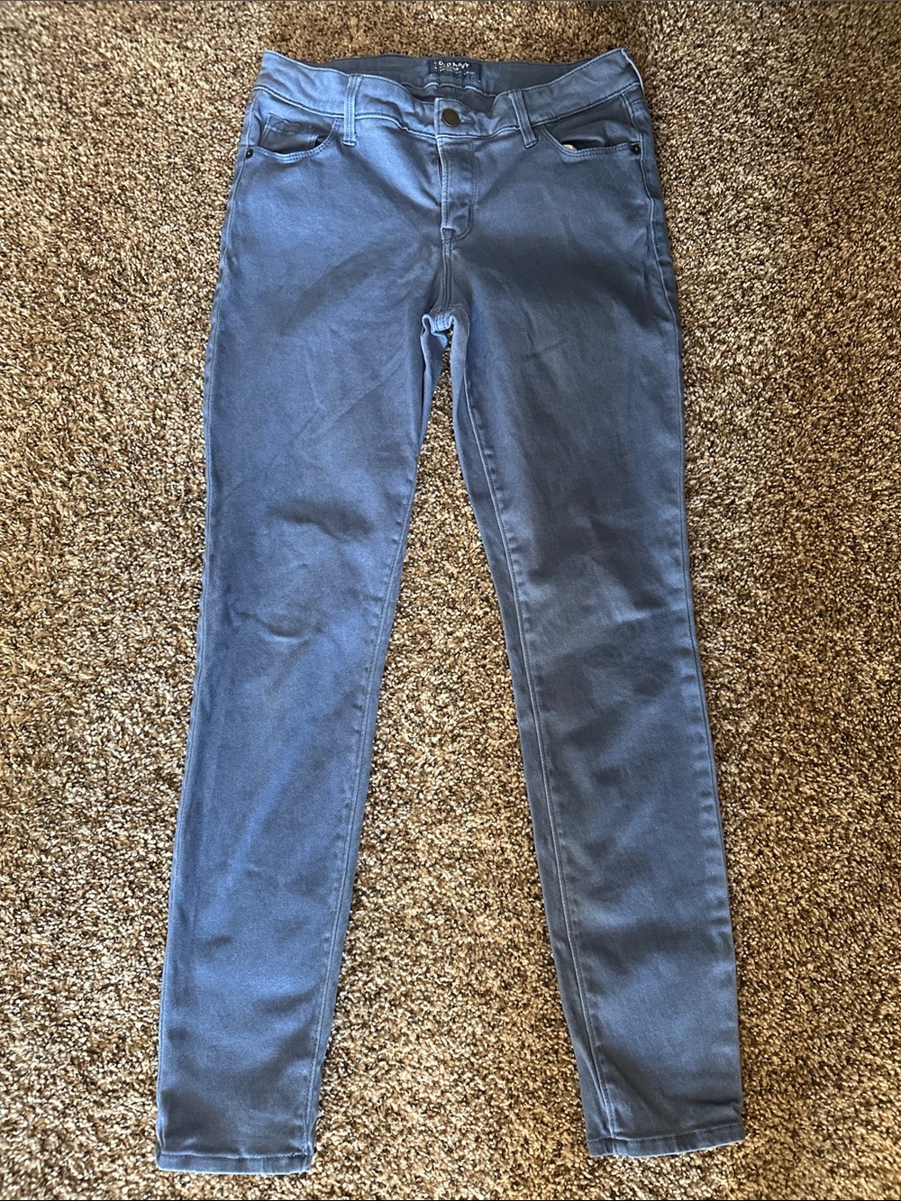 Old Navy Slate Blue Skinny Jeans